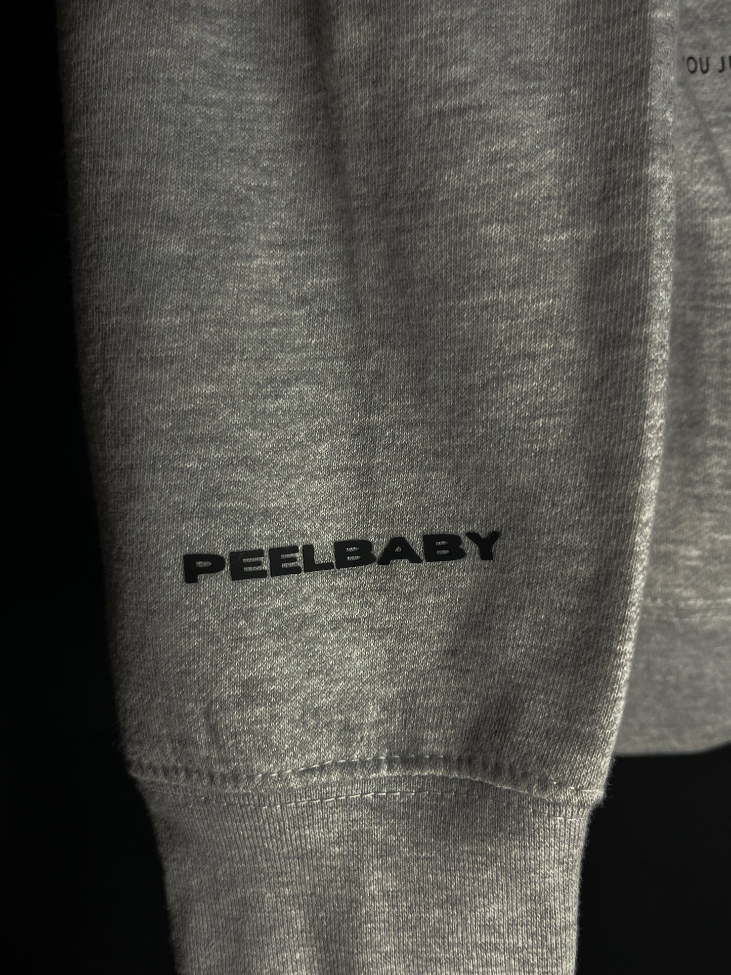Grey Peelbaby Hoodie