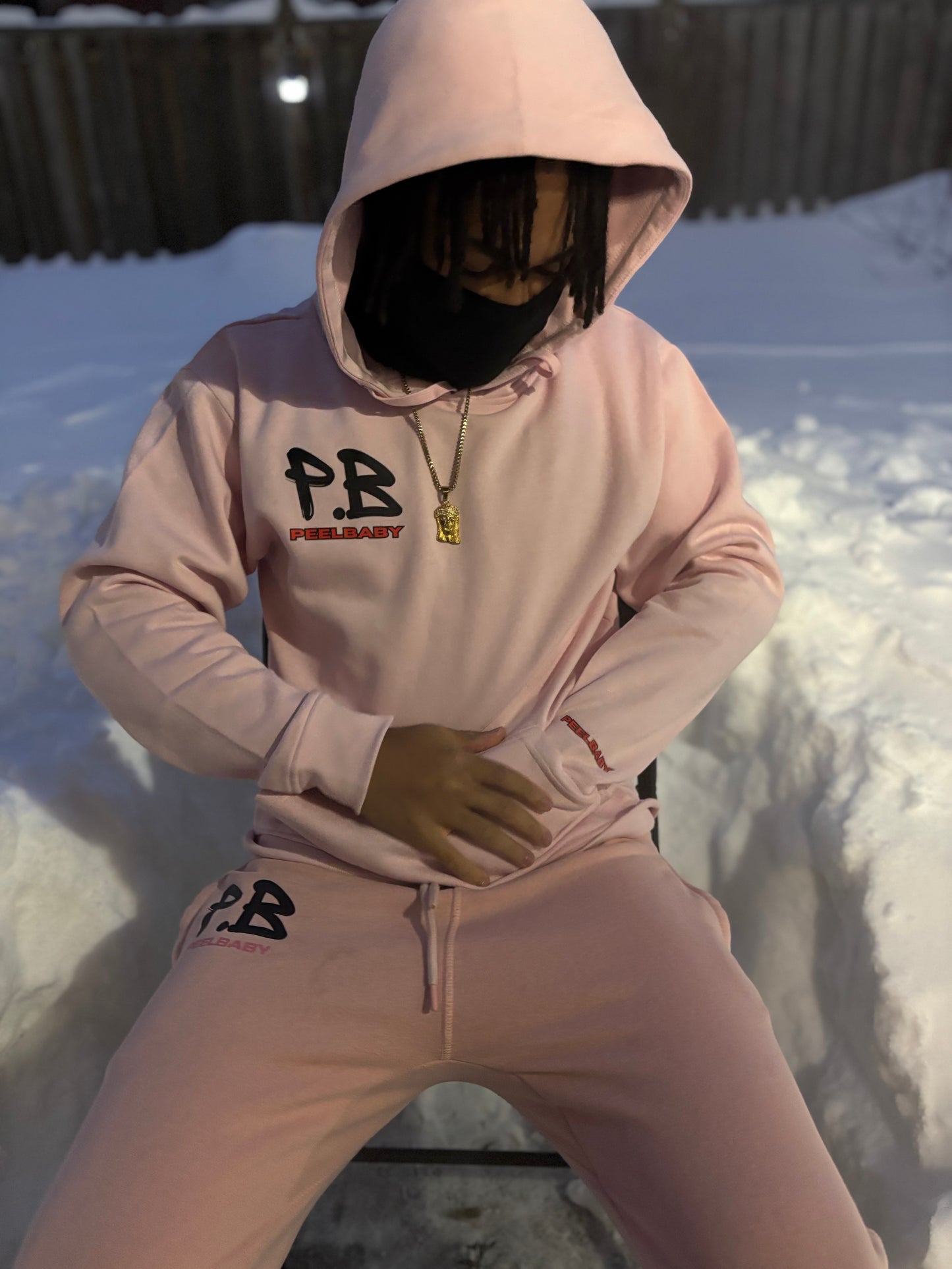 Pink PeelBaby Heart Achiever Hoodie - Peelbabyco.ca